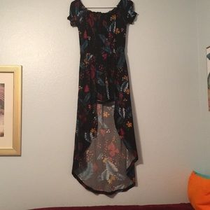 A dress with shorts.
